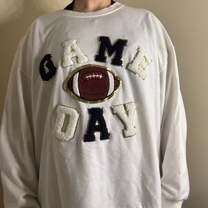 “Game Day” football sweatshirt- New